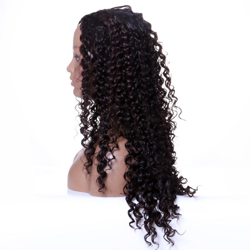 Z F 2018 New Afro Kinky Curly Weave Hairstyle Wigs Middle Part