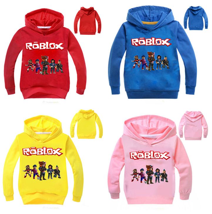 Autumn Roblox T Shirts Girls Boys Sweatshirt Red Noze Day Costume Children Sport Shirt Kids Hoodies Long Sleeve T Shirt Tops Tees Le157 - 