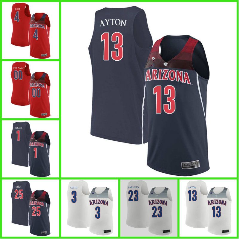 2020 Mens 13 Deandre Ayton Arizona Wildcats Jerseys Custom