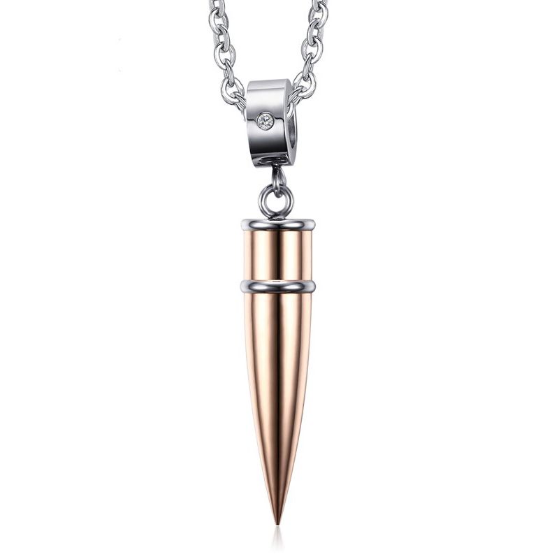 Whole Mens Bullet Necklace Pendant Euro Us Fashion 4 Styles 316l Whole Mens Bullet Necklace Pendant Euro Us Fashion 4 Styles 316l Stainless Steel Metal Arrow Necklaces For Men Friendship Jewelry Pendants