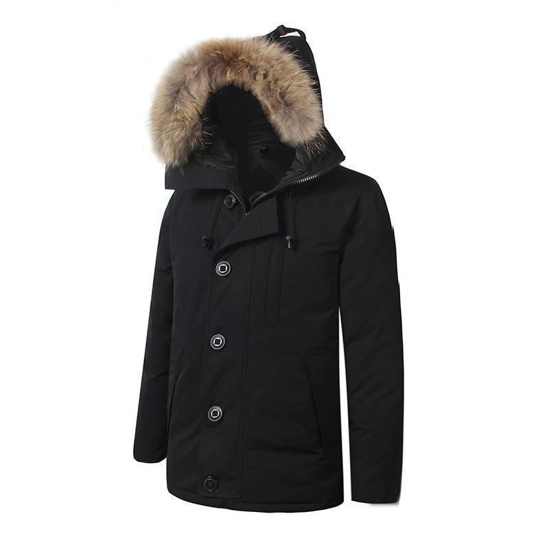 2019 Original Canadians Brand Men Feather Down Jacket Big Removable