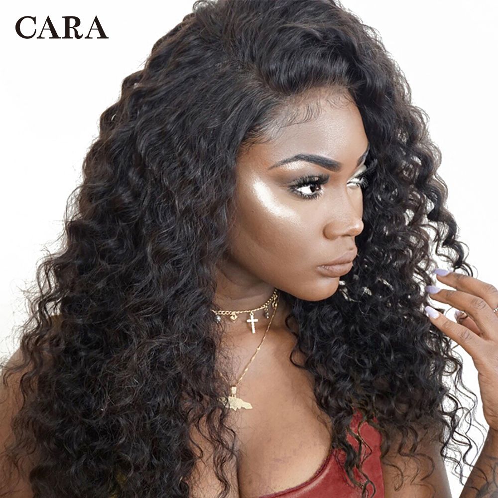 Lace Front Human Hair Wigs For Women Deep Wave Lace Front Wig