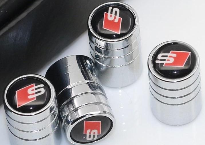 2020 Car Tire Valve Caps Case For AUDI A1 A3 A4 A5 A7 A8 Q3 Q5 Q7