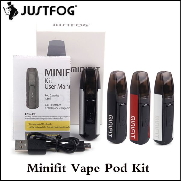 100% Authentic JUSTFOG Minifit Vape Pod Starter Kit 370mAh