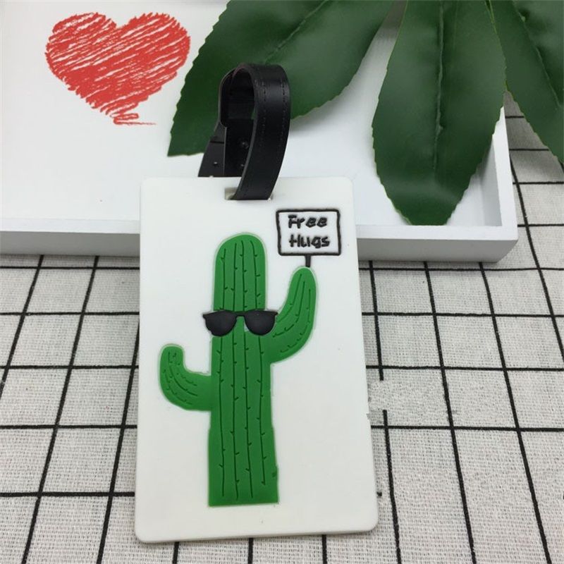 2 Pack Luggage Tags Cactus Cacti Cruise Luggage Tag For Travel Tags Accessories