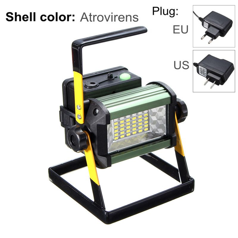 4 Modes 50w 36 Led Floodlights Rechargeable Flood Light Spot 4 Modes 50w 36 Led Floodlights Rechargeable Flood Light Spot Camping Portable Outdoor Flashing Lamp Eu Us Plug 2400lm