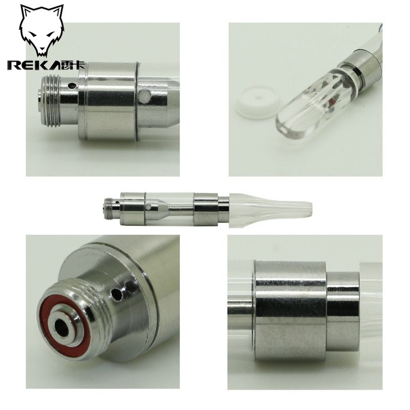 510 Vape Pen Cartridge With Glass Tank Ceramic Coil Thick CO2 Oil