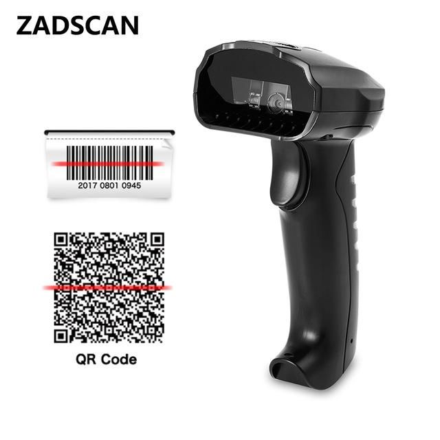 2018 zadscan 2d barcode scanner wired handheld bar code reader