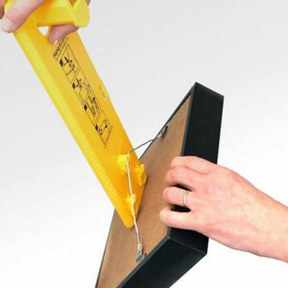 2018 New Hang & Level Makes Picture Hanging Tools Frame Hanger Easy