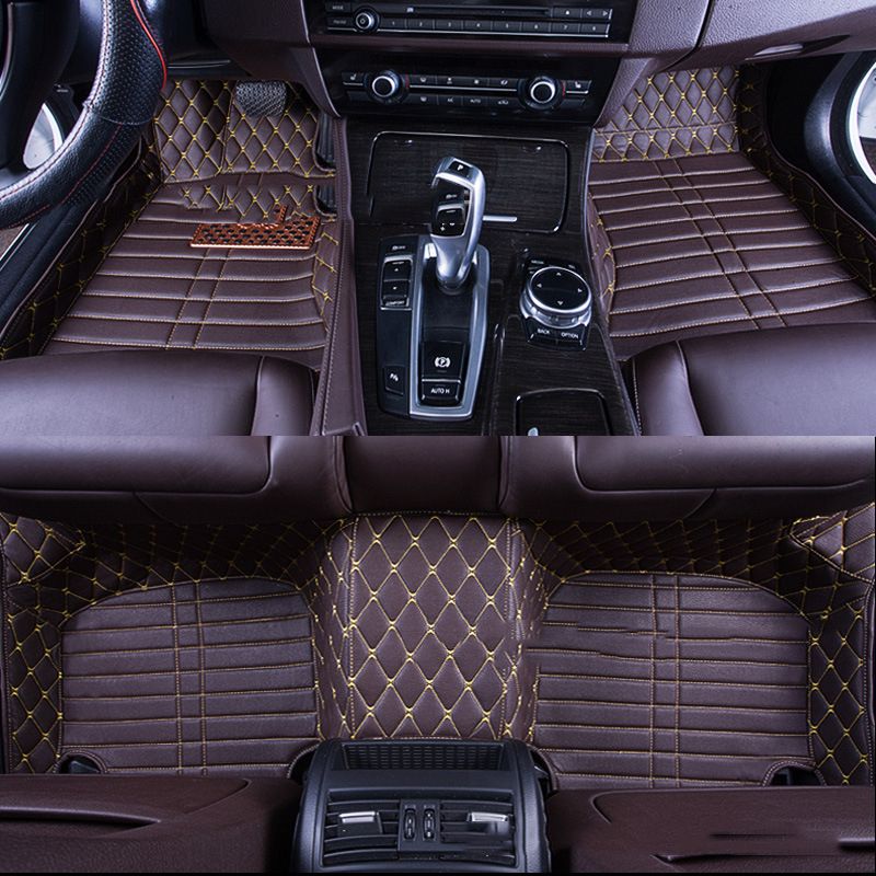 Custom Fit Specific Car Floor Mats Waterproof Pu Leather For Vast