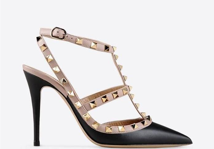 heels with studs brand