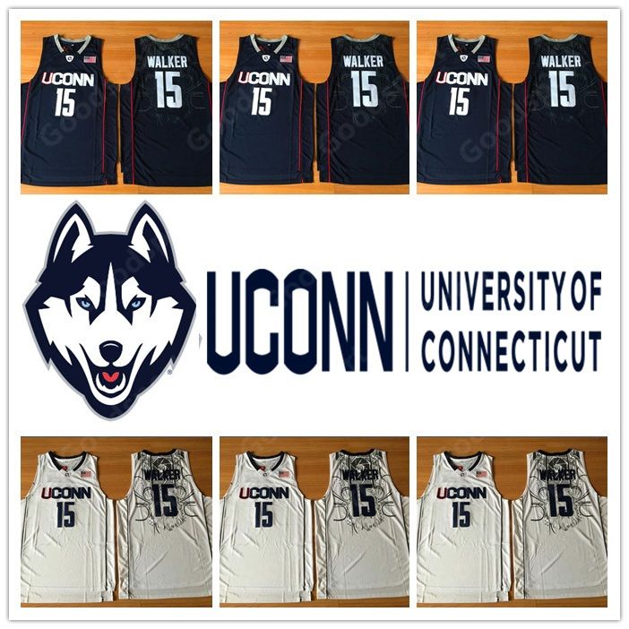 Wholesale Stylish And Cheap Best Use HOT NCAA University Of Connecticut UCONN 15 Kemba Walker