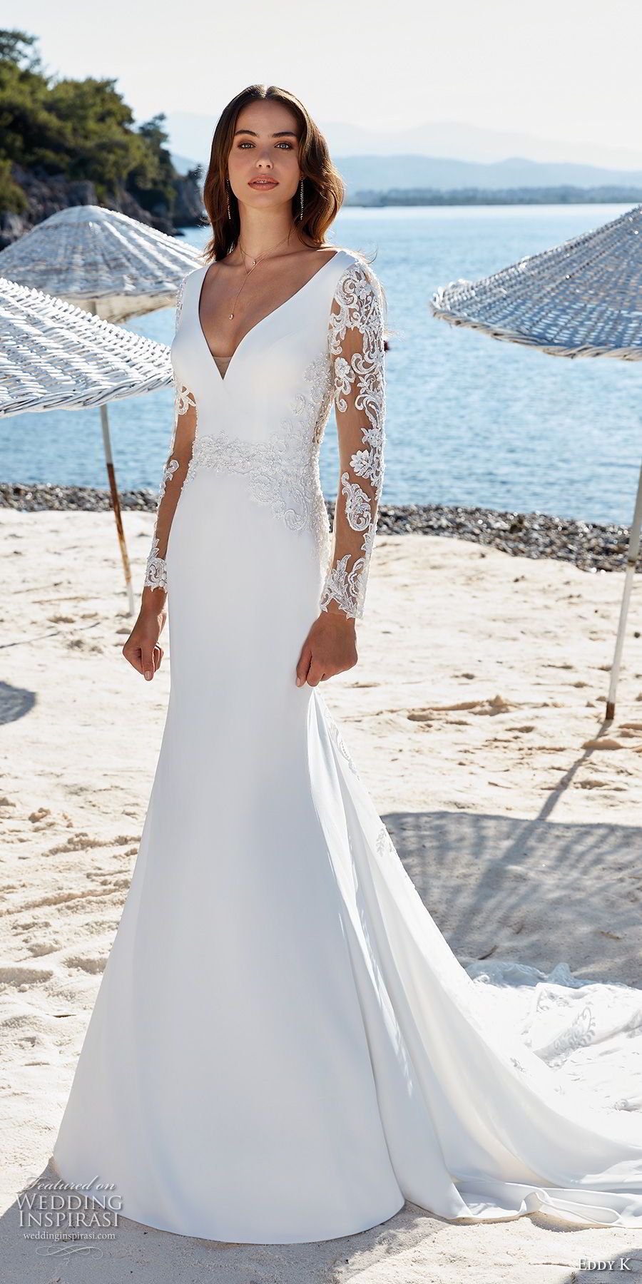 elegant fit and flare wedding dresses