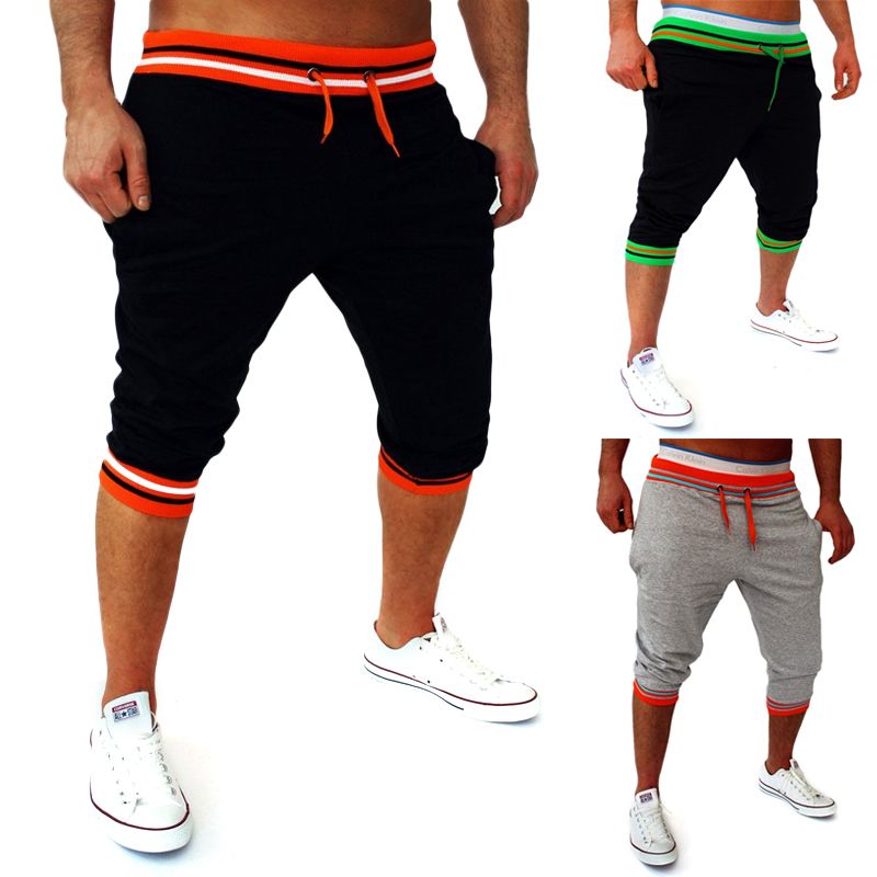 men's jogger capri shorts