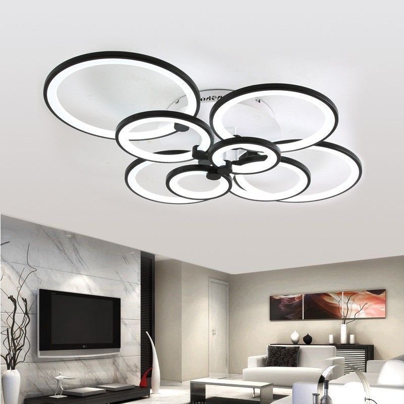 Moderne Deckenleuchten Wohnzimmer Leuchten Acryl Ringe Schlafzimmer Plafon Hause Beleuchtung Lamparas De Techo Dimmen Fernbedienung EMS Moderne Deckenleuchten Wohnzimmer Leuchten Acryl Ringe Schlafzimmer Plafon Hause Beleuchtung Lamparas De Techo Dimmen Fernbedienung EMS