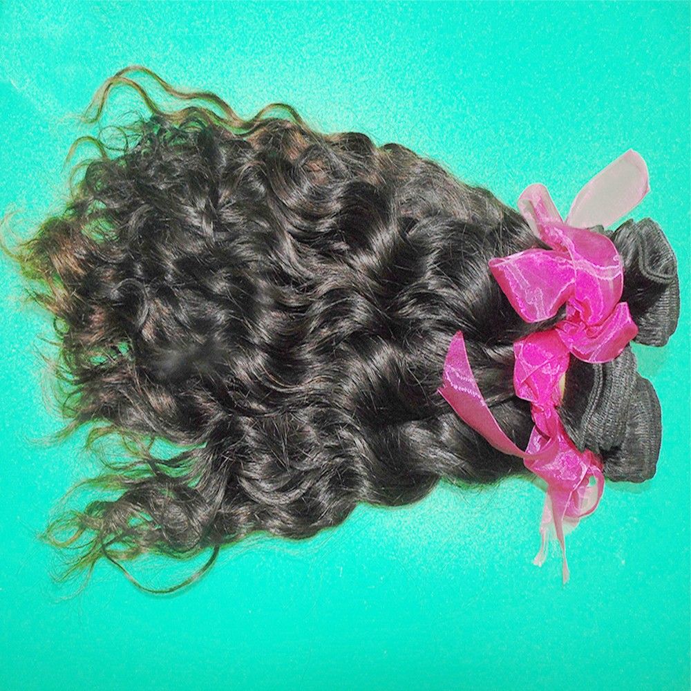 Raw Natural 8a Weave Fashion Relax Water Wave Natural Curls 100
