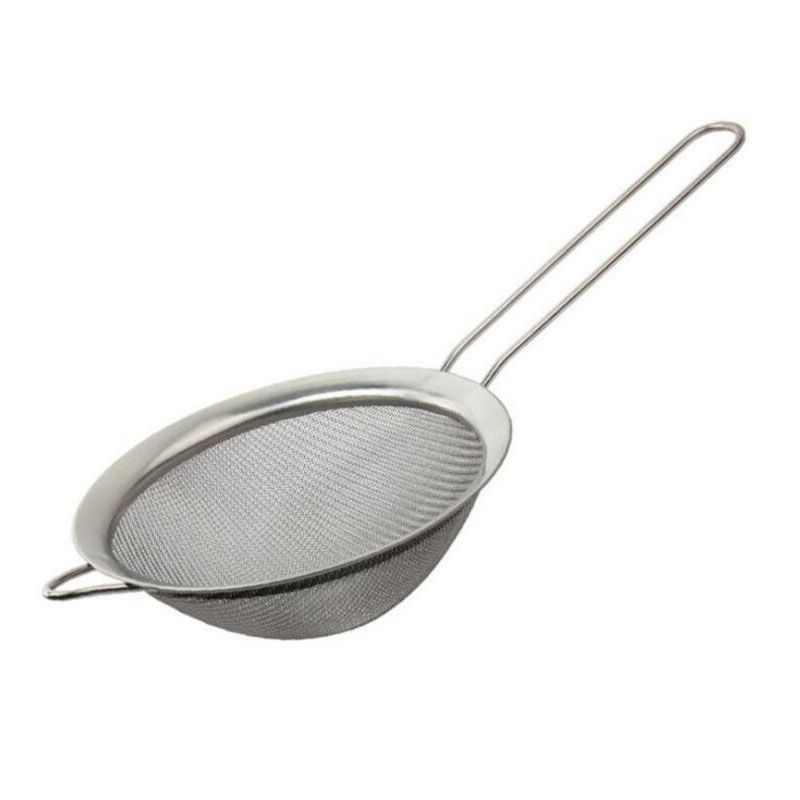 Stainless Steel Fine Mesh Strainer Hand-held Flour Colander Sieve Sifter Tool
