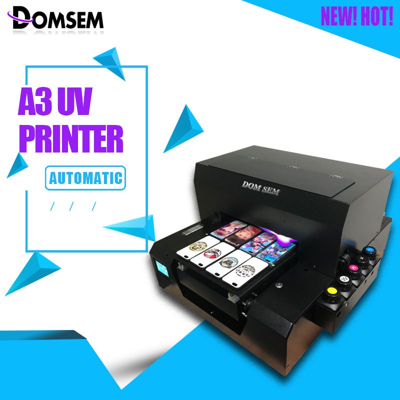 domsem 2018 custom print a3 uv inkjet printer for customize printing