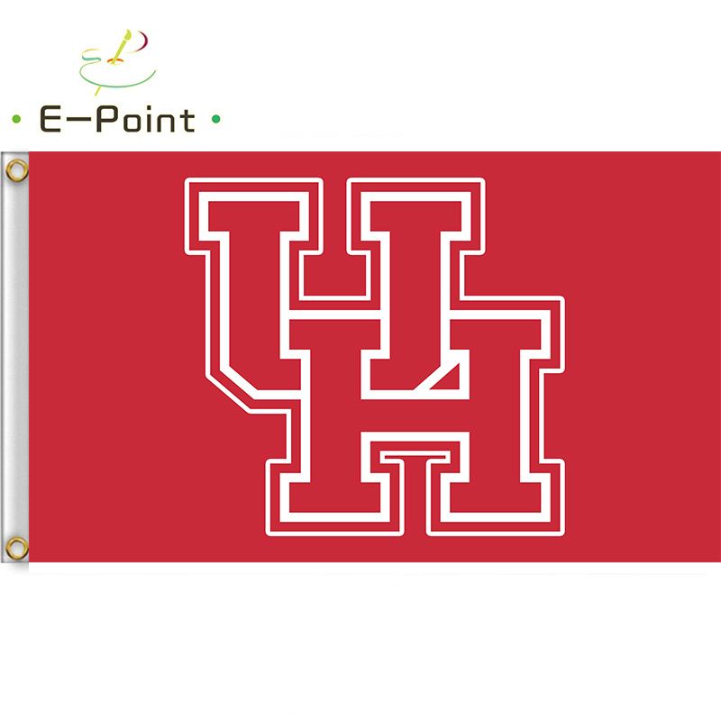 Flag Of Ncaa Houston Cougars Newly Polyester Flag 3ft 5ft 150cm