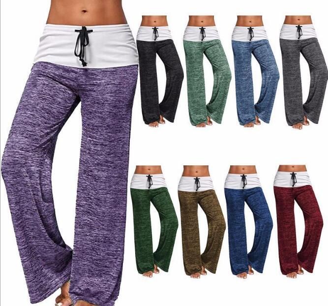 wide leg yoga capris