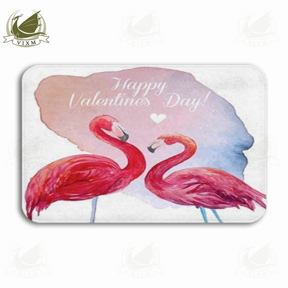 2019 Vixm Watercolor Happy Valentine S Day Greeting Card Bright Art 2019 Vixm Watercolor Happy Valentine S Day Greeting Card Bright Art Welcome Door Mat Rugs Flannel Anti Slip Entrance Indoor Kitchen Bath Carpet From Bestory