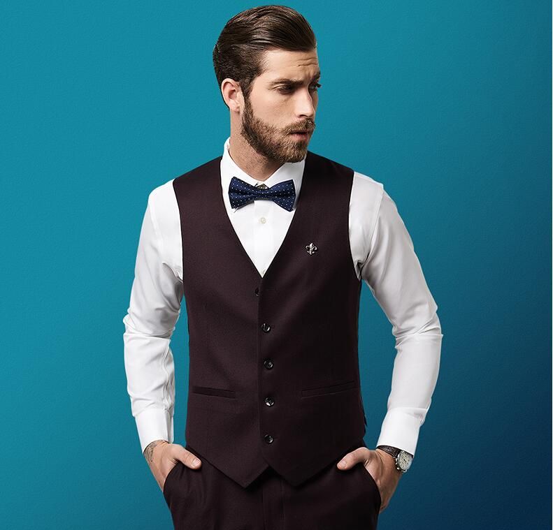 Compra 2018 Moda Barata Púrpura Novio Chalecos De Alta Calidad Para Hombre  Traje Para La Boda Slim Fit Groomsmen Chaleco Trajes De Boda Barato |  Entrega Rápida Y Calidad | DHgate Spain \u0026 Mexico