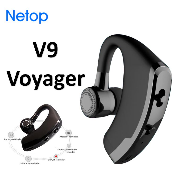 Netop Business V9 Bluetooth Headset Voyager Handfree Phone Call Upgrade
