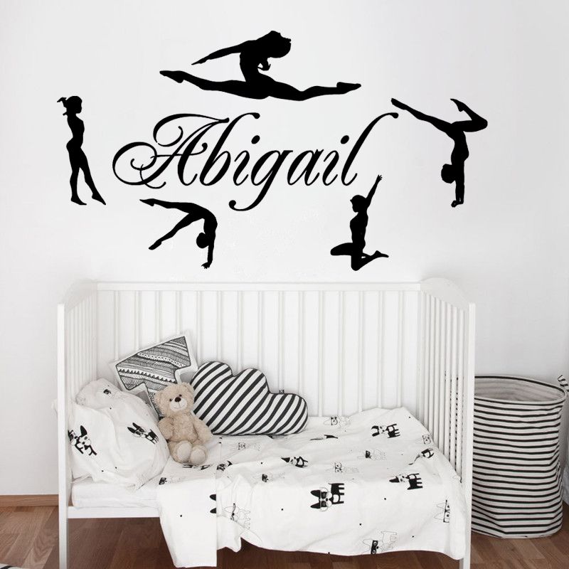Gymnastics Wall Sticker deep cool