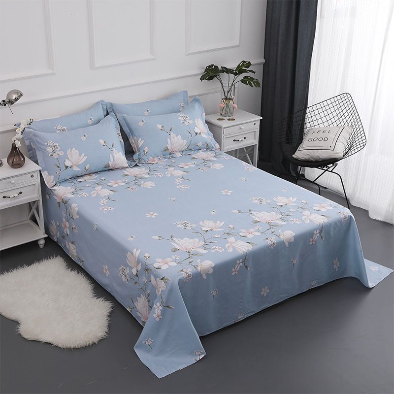 2019 Cotton Printing Bedding Flat Sheet Bed Linens Single Double 2019 Cotton Printing Bedding Flat Sheet Bed Linens Single Double Bedsheets Home Textile Twin Full Queen Size From Pureairr 42 21 Dhgate Com