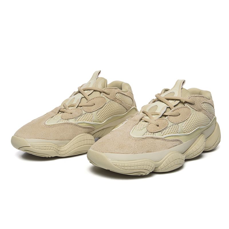 Running Shoes Kanye 500 Shoe For Men Utility Black Moon Yellow Desert Rat OG On Trend Shape 