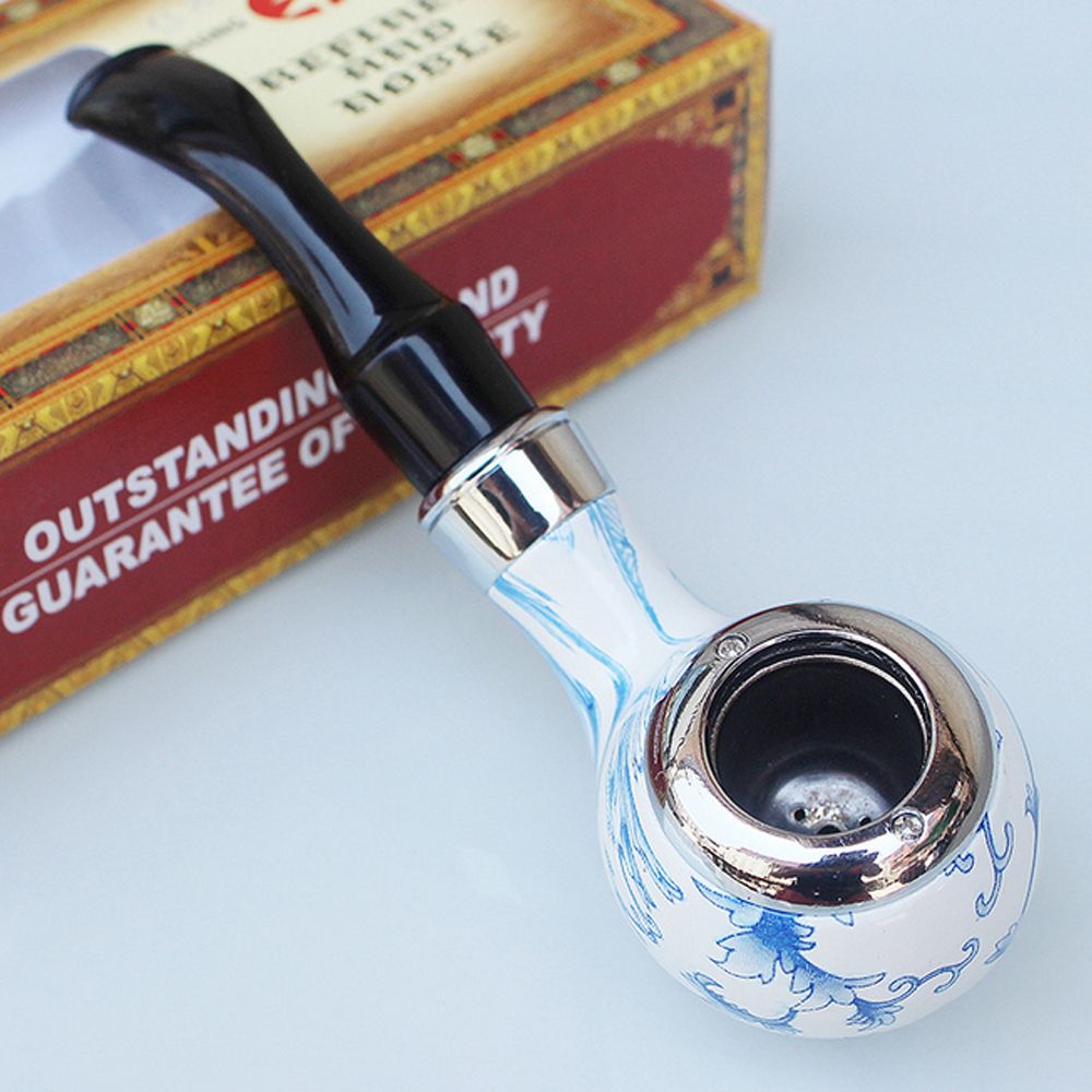 Durable Ceramic Color Bakelite Smoking Pipes Holder Pipes for Smoking Tobacco Cigar Pipes