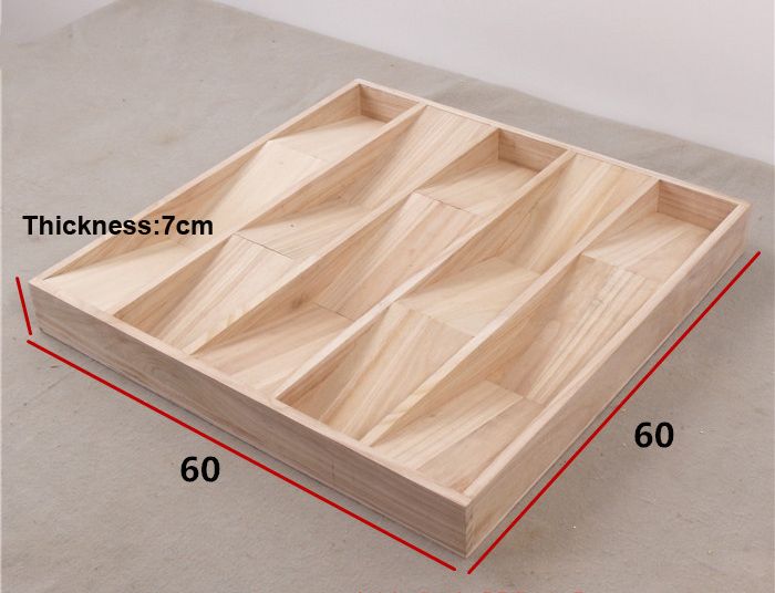 Compre Nueva Llegada 60x60x7cm Difusor Paneles Acústicos Decorativos