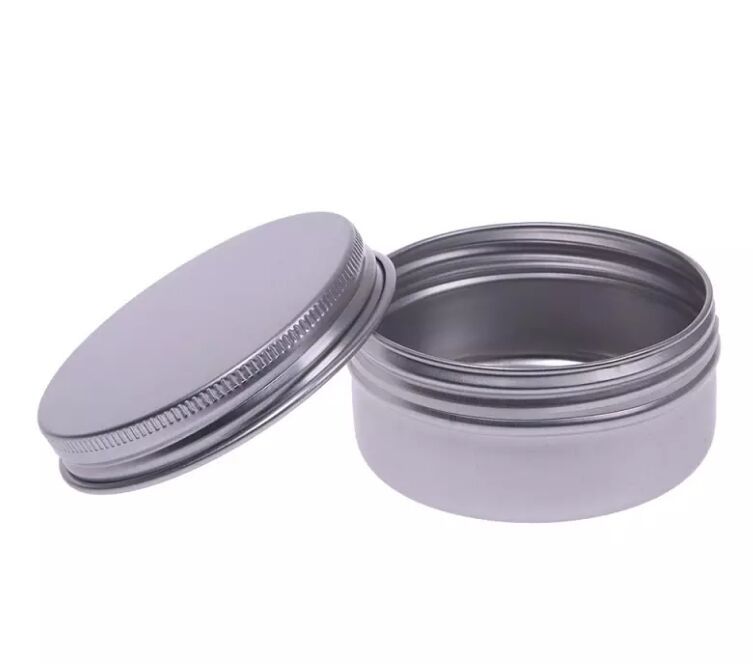 NEW 5 10 15 30 60 100 150 200 250 ml Empty Aluminium Cosmetic Containers Pot Lip Balm Jar Tin For Cream Ointment Hand Cream Packaging Box