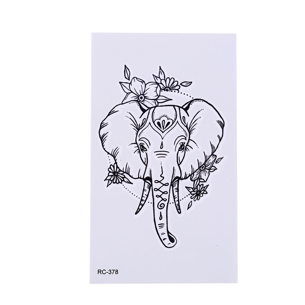 Großhandel Neue Mode Elefant Flash Temporäre Tattoo Aufkleber Temporäre