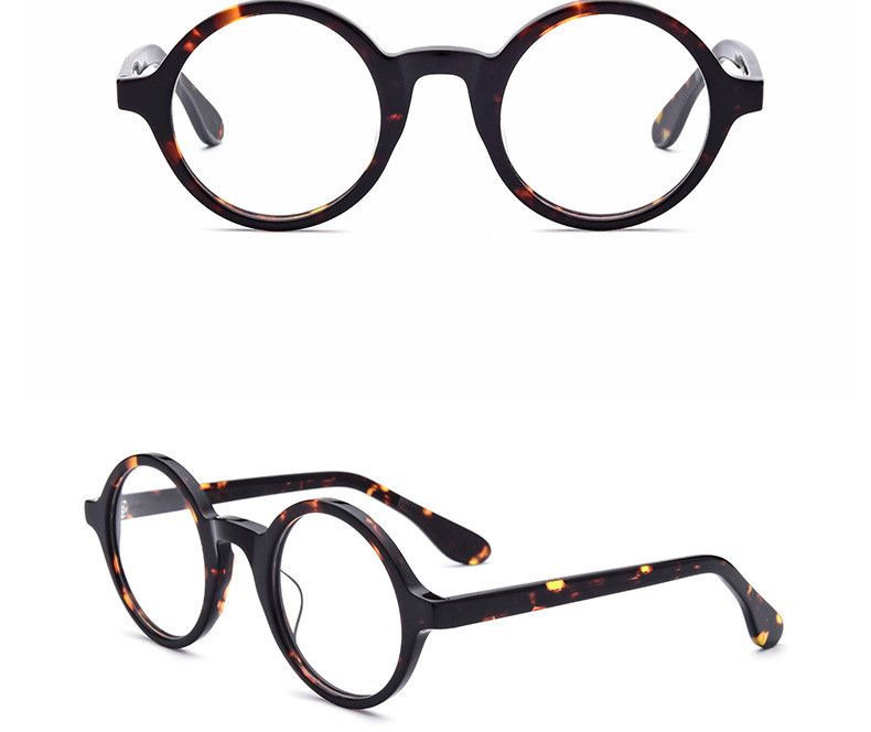 designer round eyeglass frames