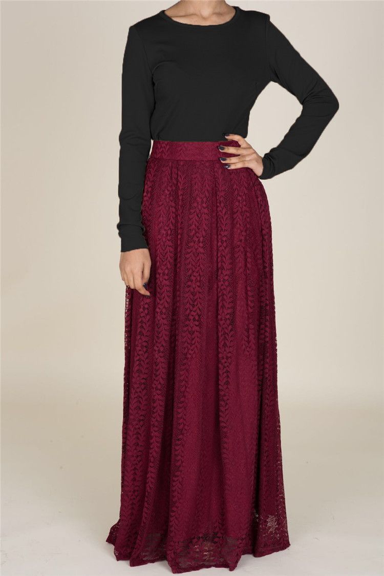 elegant long skirt