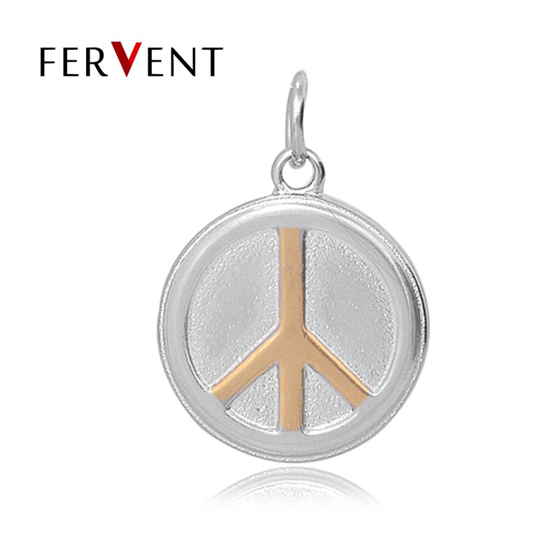 2019 Fashion Men Round Peace Symbol Pendant For Necklaces Jewelry 2019 Fashion Men Round Peace Symbol Pendant For Necklaces Jewelry Titanium Steel Accessories Women Pendants Making Necklace From Aliceer