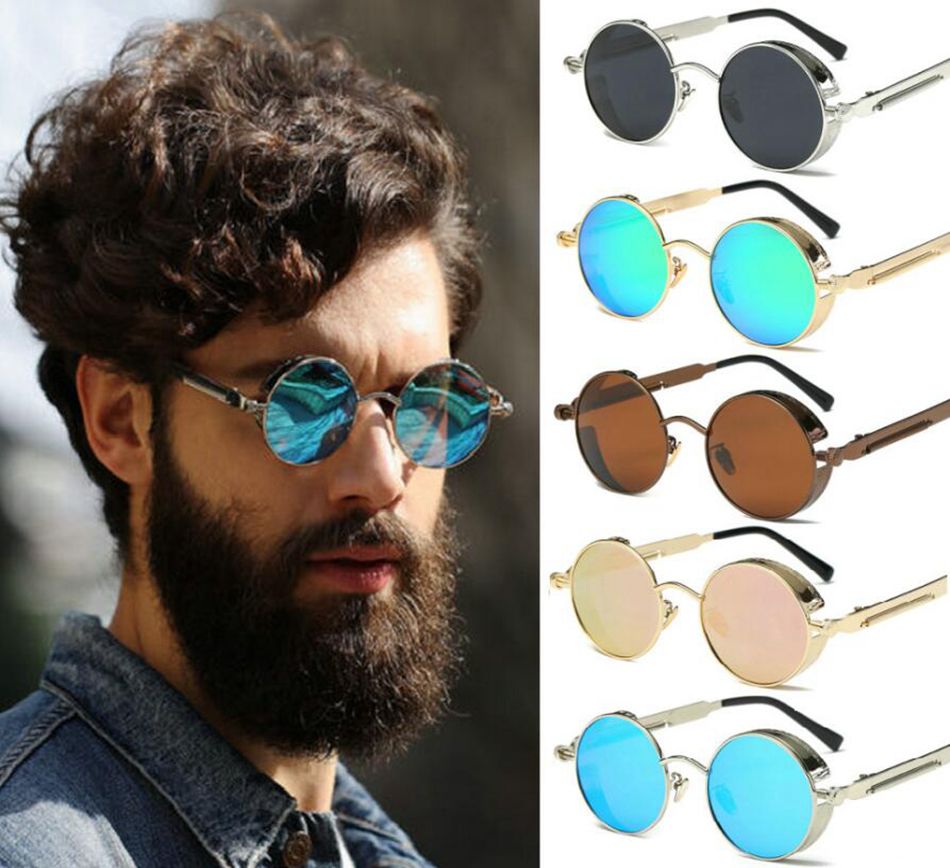 Vintage Retro Polarized Steampunk Sunglasses Fashion Round Mirrored Vintage Retro Polarized Steampunk Sunglasses Fashion Round Mirrored Eyewear Shield Shades Ooa4830 Glasses Frames