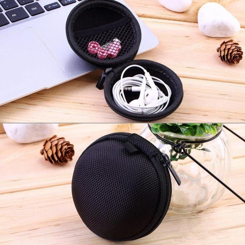 Colorful Mini Earphone Headphone Bag Cable SD Card Portable Coin Purse