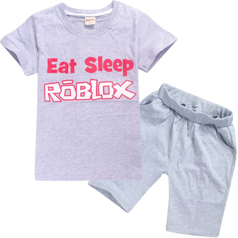 2019 Summer Boys Set New Clothes Fashion Cartton Roblox T Shirts - 2019 summer boys set new clothes fashion cartton roblox t shirts tops and shorts cotton set children baby clothes for 3 9 years from windowplant