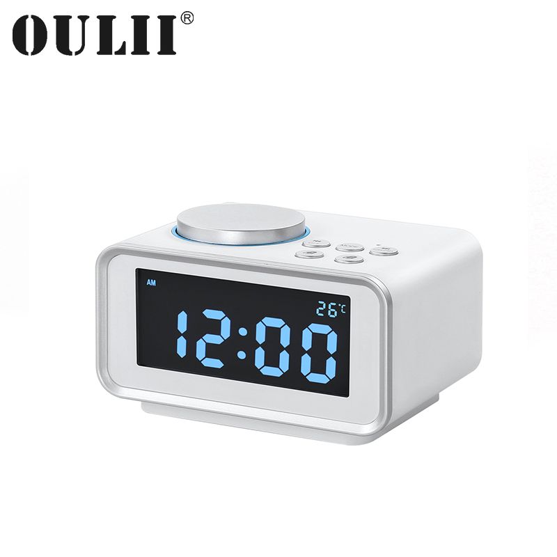 Oulii Diy Creative Digital Alarm Clock Multifunctional Battery Oulii Diy Creative Digital Alarm Clock Multifunctional Battery Operated Table With Lcd Temperature And Nightlight Display Desk Clocks