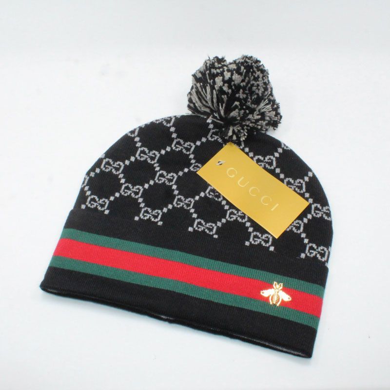 Beanie Knitted Hat Women Autumn Winter Fashion Skullie Bonnet Gorros Striped Hat