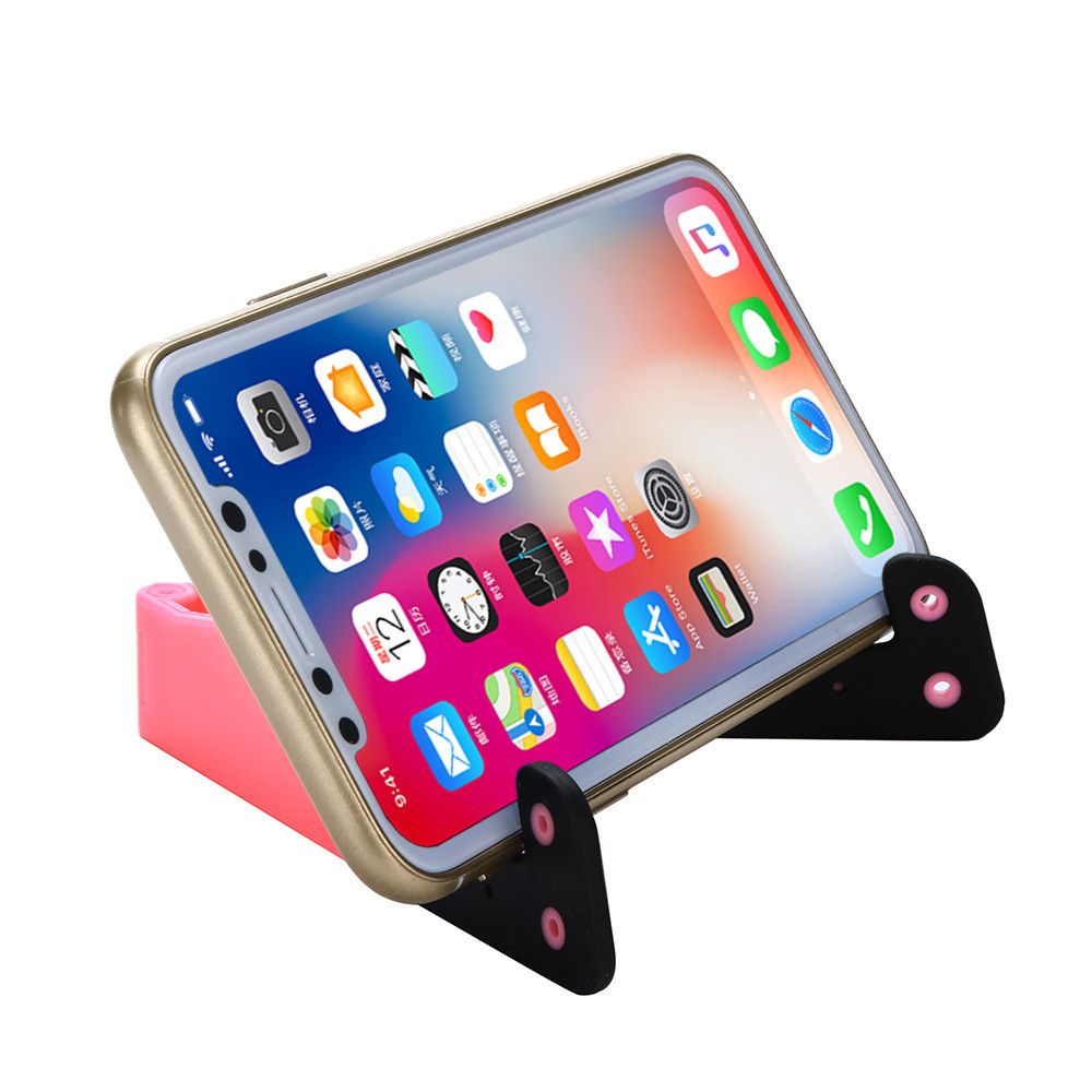 Portable Mini Phone Holder Folded Table Desk Stand Smartphone For Support