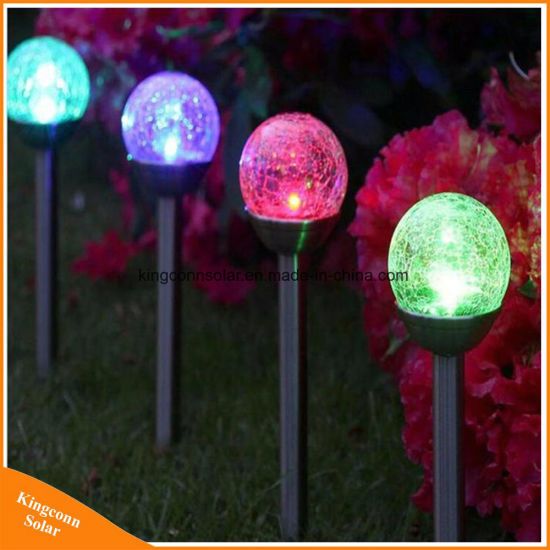 Color Changing Outdoor Solar Lights Ed Glass Ball Led Garden Scandinavian Lamps Best Bowling Lamp