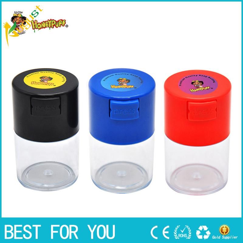 2020 Vacuum Sealed Jar Acrylic Vacuum Jars Lid For Jars Food Plastic Grains Herb Spice Container