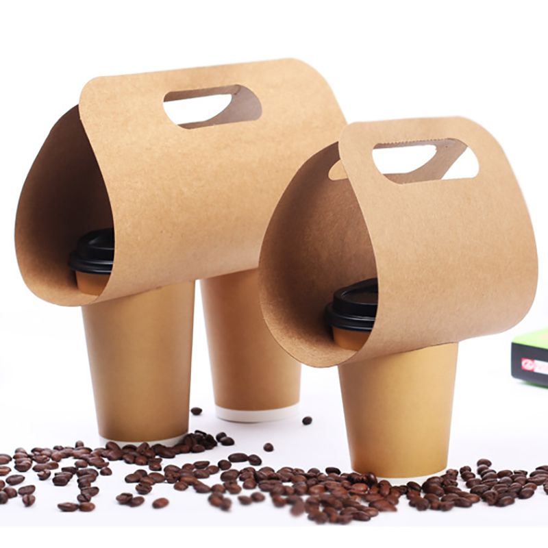 Buy Dropship Products Of Eco Friendly Kraft Paper Cup Holder Disposable