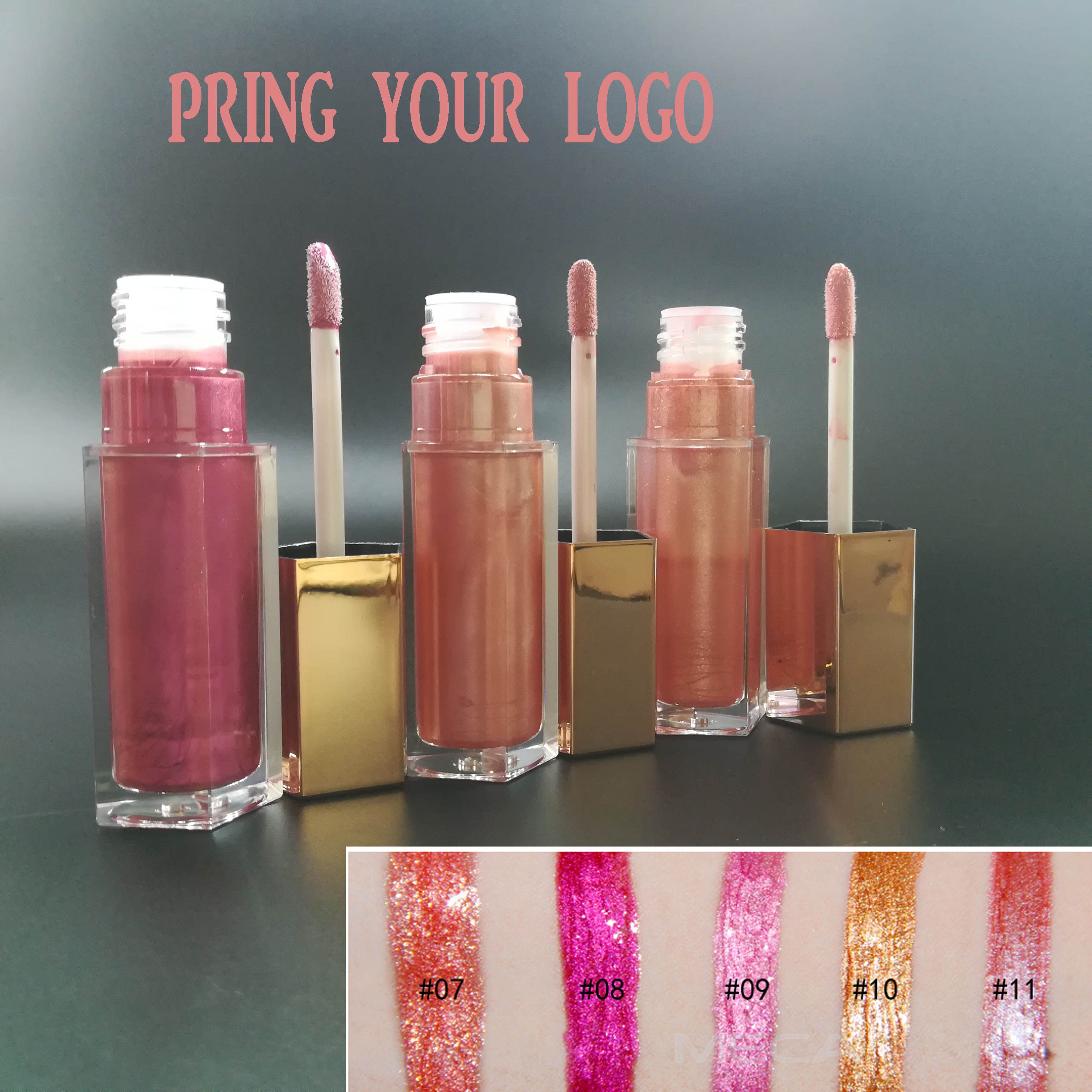 No Logo Lip Gloss Moisturizing Liquid Lip Balm Glistening Popoular