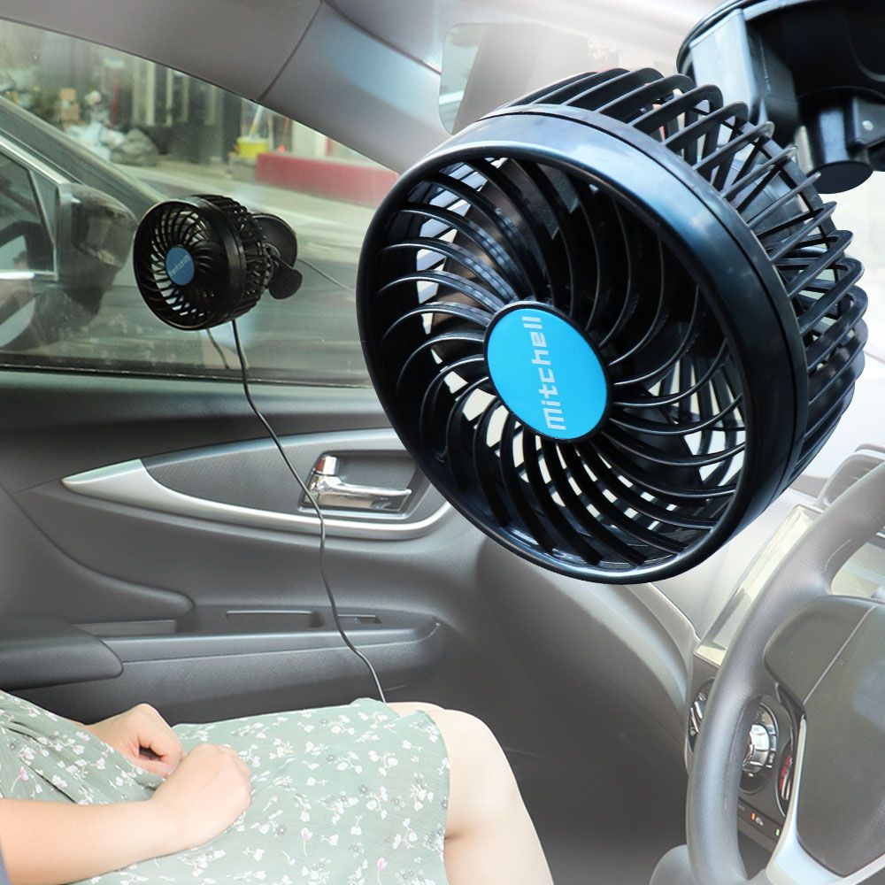 Großhandel 12v Mini Elektro Auto Ventilator Geräuscharm Auto
