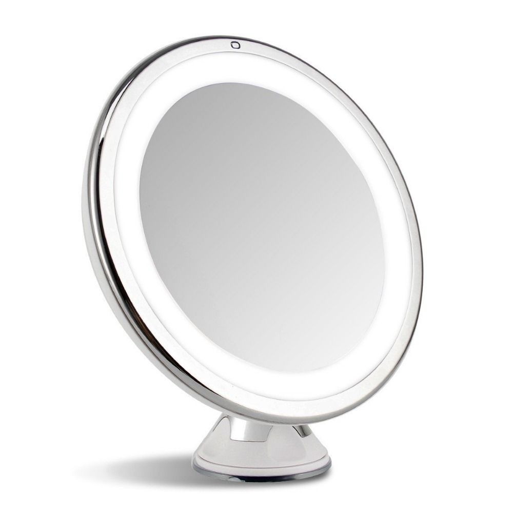 LED Lighted Touch Control <b>Mirror 7X Magnifier</b> Beauty <b>Cosmetic</b> ...