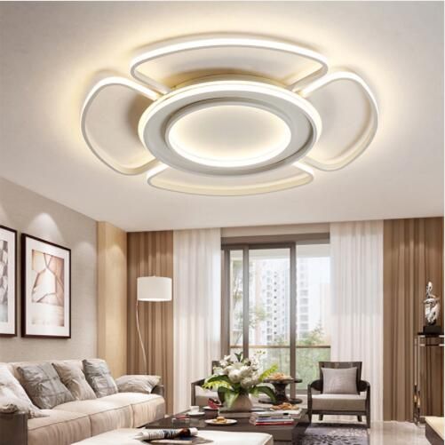 Modern Led Ceiling Lamp Remote Control Light Surface Mounted Dimmable Ceiling Light For Kitchen Lamp Living Room Bedroom Light Fixtures